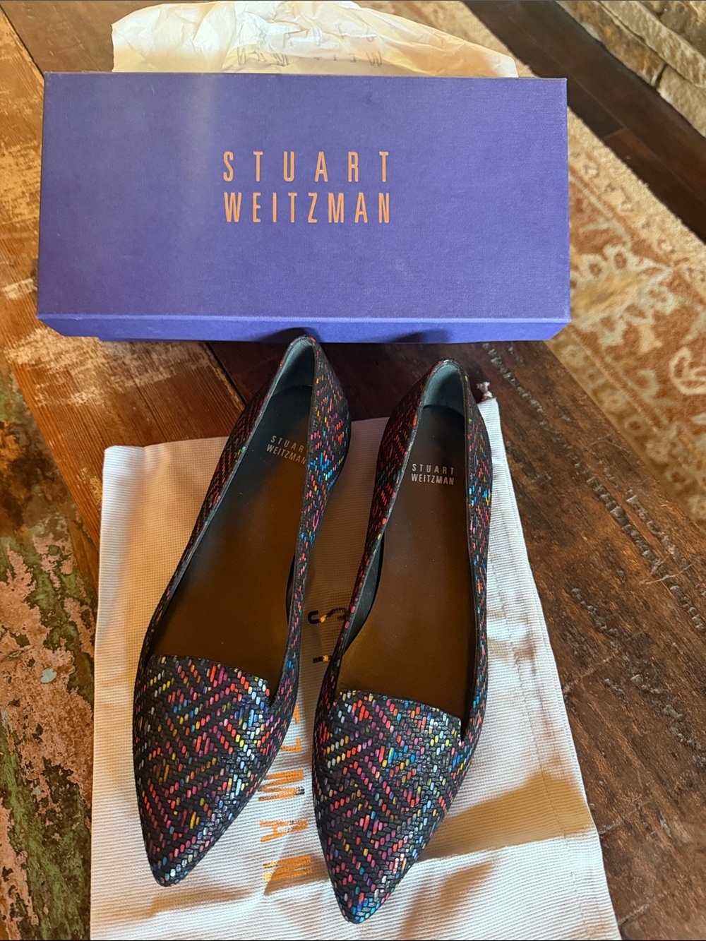 Stuart Weitzman Rialto Multicolor Flats